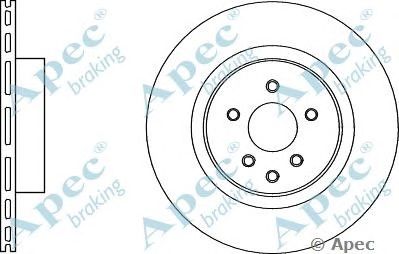 APEC BRAKING dsk2834 -  Тормозной диск